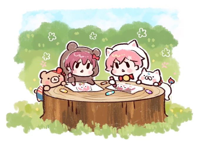 お気に入りのみこマリ #みこち休暇中にみてくれ