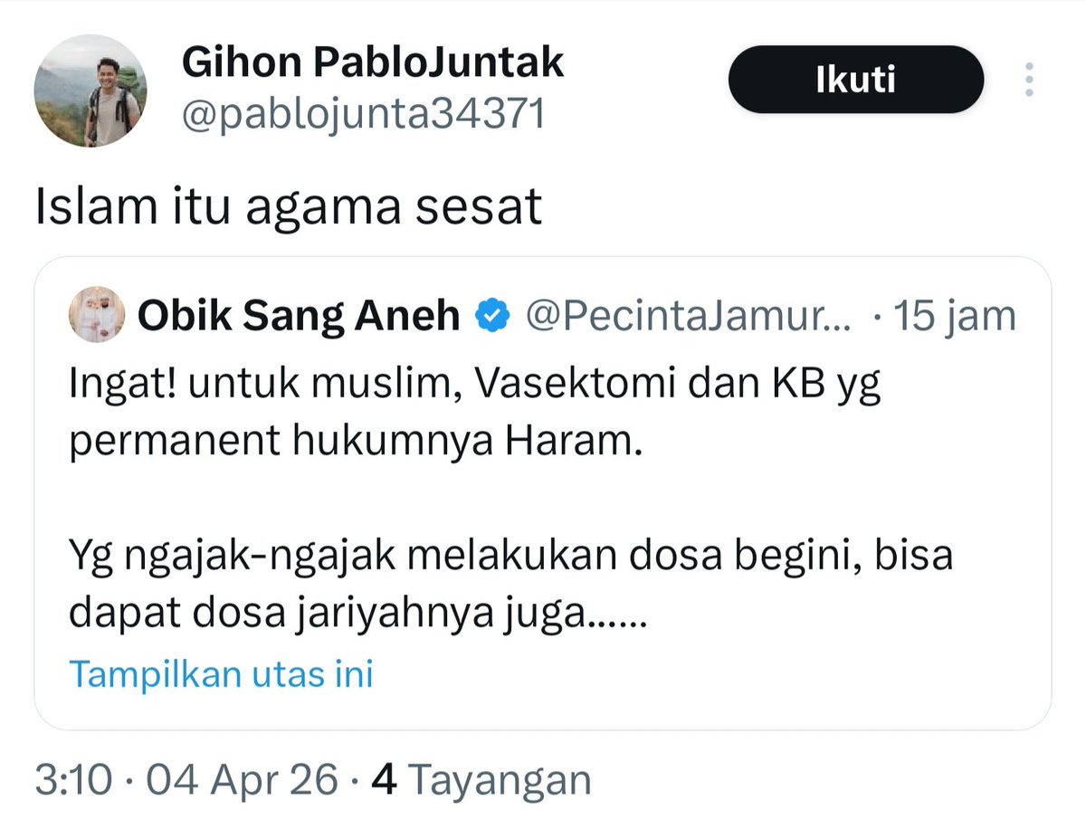 Obik Sang Aneh tweet media