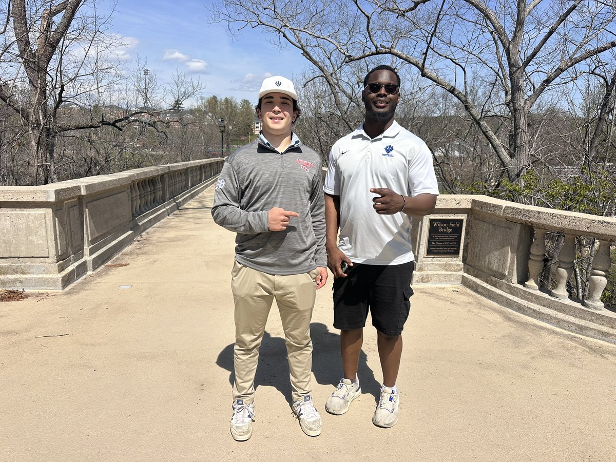 TchakarovThomas's tweet photo. Had a blast visiting Washington &amp; Lee! Learned a lot about what makes the athletics and academics special here! Thank you @CoachCollinsII for showing me around and @coachlerose for answering my questions! 

@Coach_Nguyen @NewCanaanFB https://t.co/blm5P8JakL