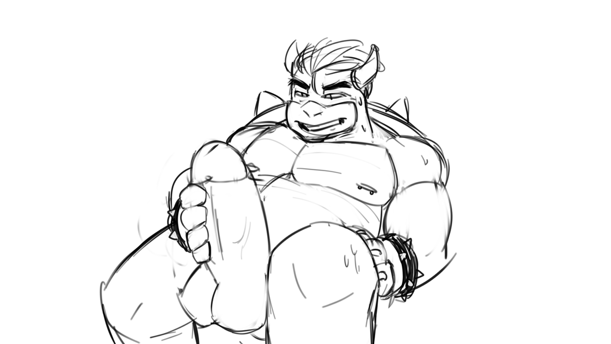 budgamestudio's tweet photo. working on bowser's dick https://t.co/rJcbH0vRmN