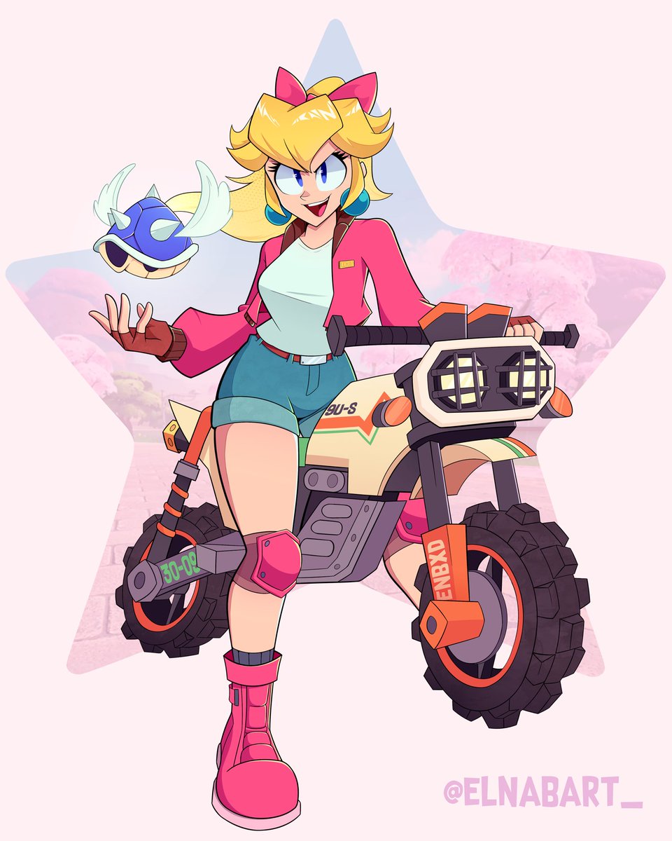 elNabart_'s tweet photo. Princess Peach 💖🏁

#princesspeach #fanart #DigitalArt #SuperMarioGalaxy #drawing #cartoon https://t.co/odabv8MAux