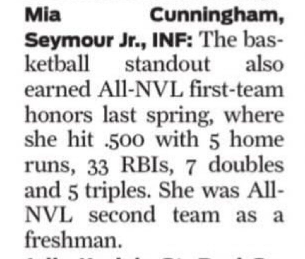 Seymour Softball tweet media
