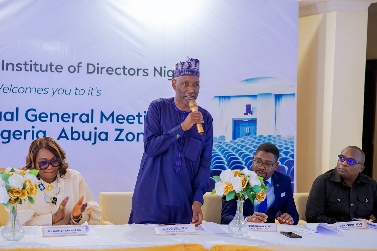 The Chartered Institute of Directors Nigeria Abuja Branch successfully convened its 11th Annual General Meeting on the first of April - bringing together distinguished directors and governance leaders to reflect, reset, and reposition for the future.