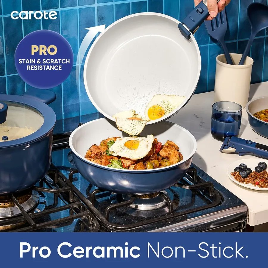Sliceoflifekit's tweet image. Tired of food sticking &amp;amp; endless scrubbing? 🍳
Make cooking easy with the 15PC Ceramic Cookware Set—non-stick, less oil, and quick cleanup. Perfect for everyday meals without the hassle.
Shop now 👉 sliceoflifekitchen.com/.../15pc-ceram…

#CookwareSet #HealthyCooking