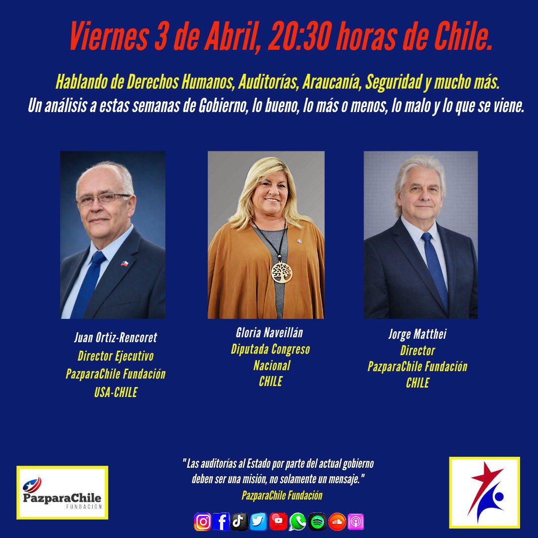 PazparaChile Fundacion tweet media