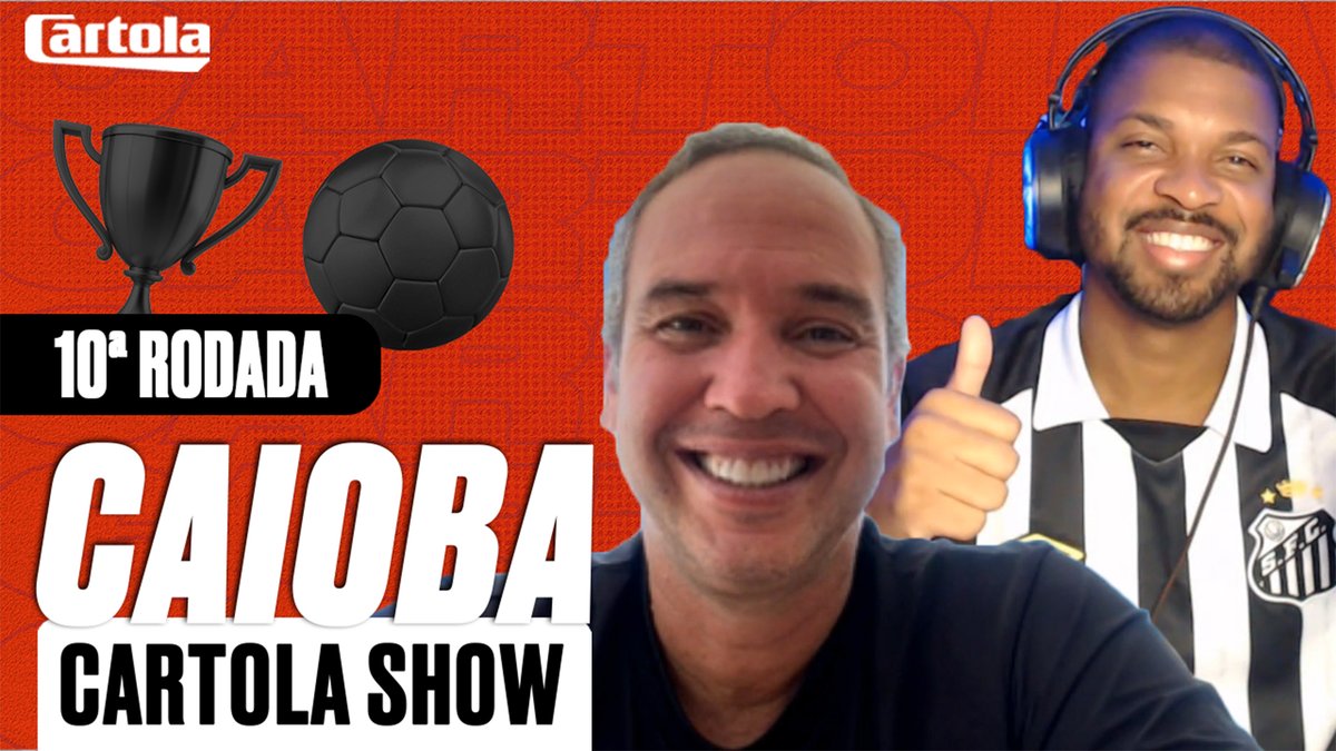 cartolafc's tweet image. CAIOBA CARTOLA SHOW

Caio Ribeiro convida o campeão de sua liga em 2025 para dicas da rodada #10. Se liga nas opções do Nareco! #dicas #cartola 🎩glo.bo/4du4TOf