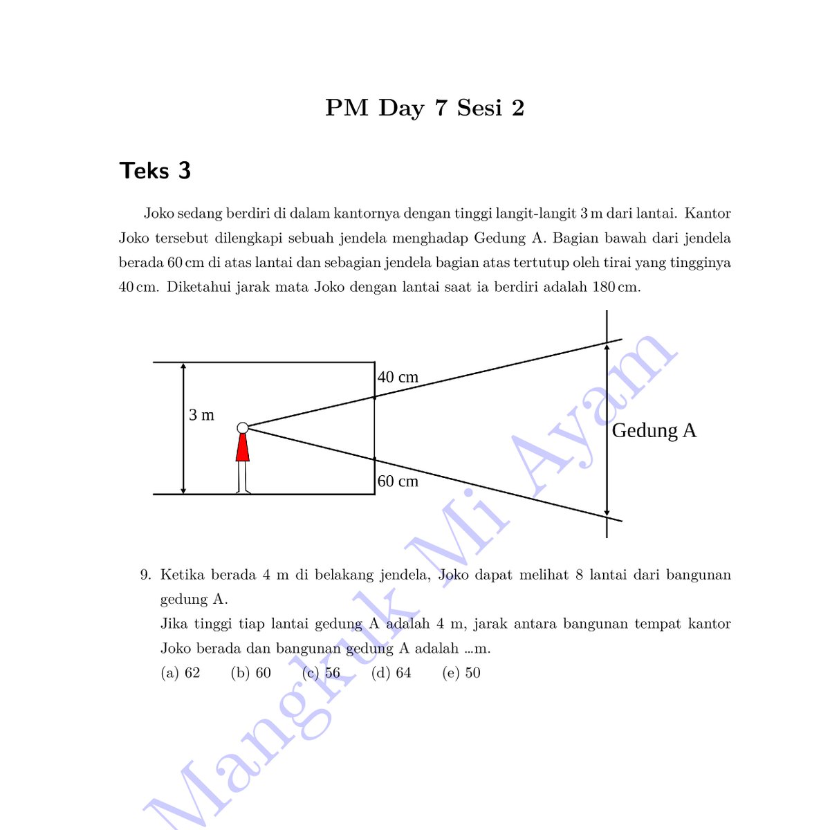 shiromewo's tweet photo. Yang ini beneran ya gais (HARI DAN SESINYA GA JANGGAL).
Rilis full habis UTBK SNBT 2026 (sebenernya karena ga punya doksli fullnya plis😭).
Soal asli Penalaran Matematika (PM) Day 7 Sesi 2 UTBK SNBT 2025. https://t.co/FaN5hexzpD