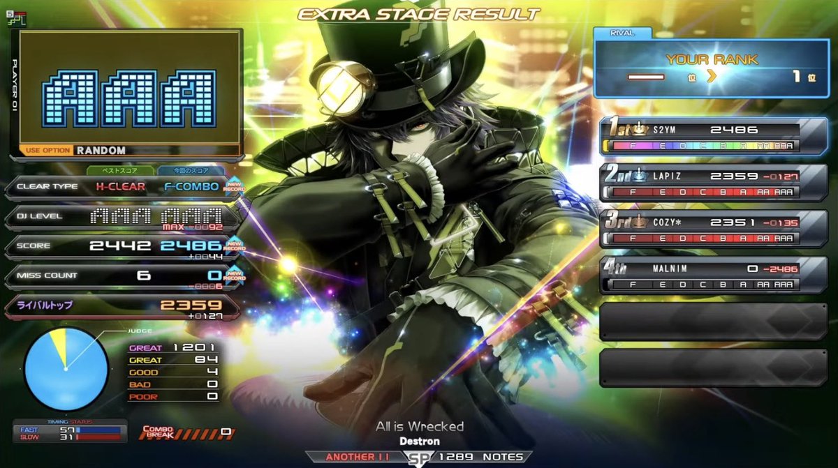 tripyandchan24's tweet image. beatmania IIDX 22 PENDUAL PRESENT SYSTEM BGM!

empathy 4th style SPA FC!

@Sato_Nao #IIDX22 #PENDUAL #IIDX4 #4thstyle