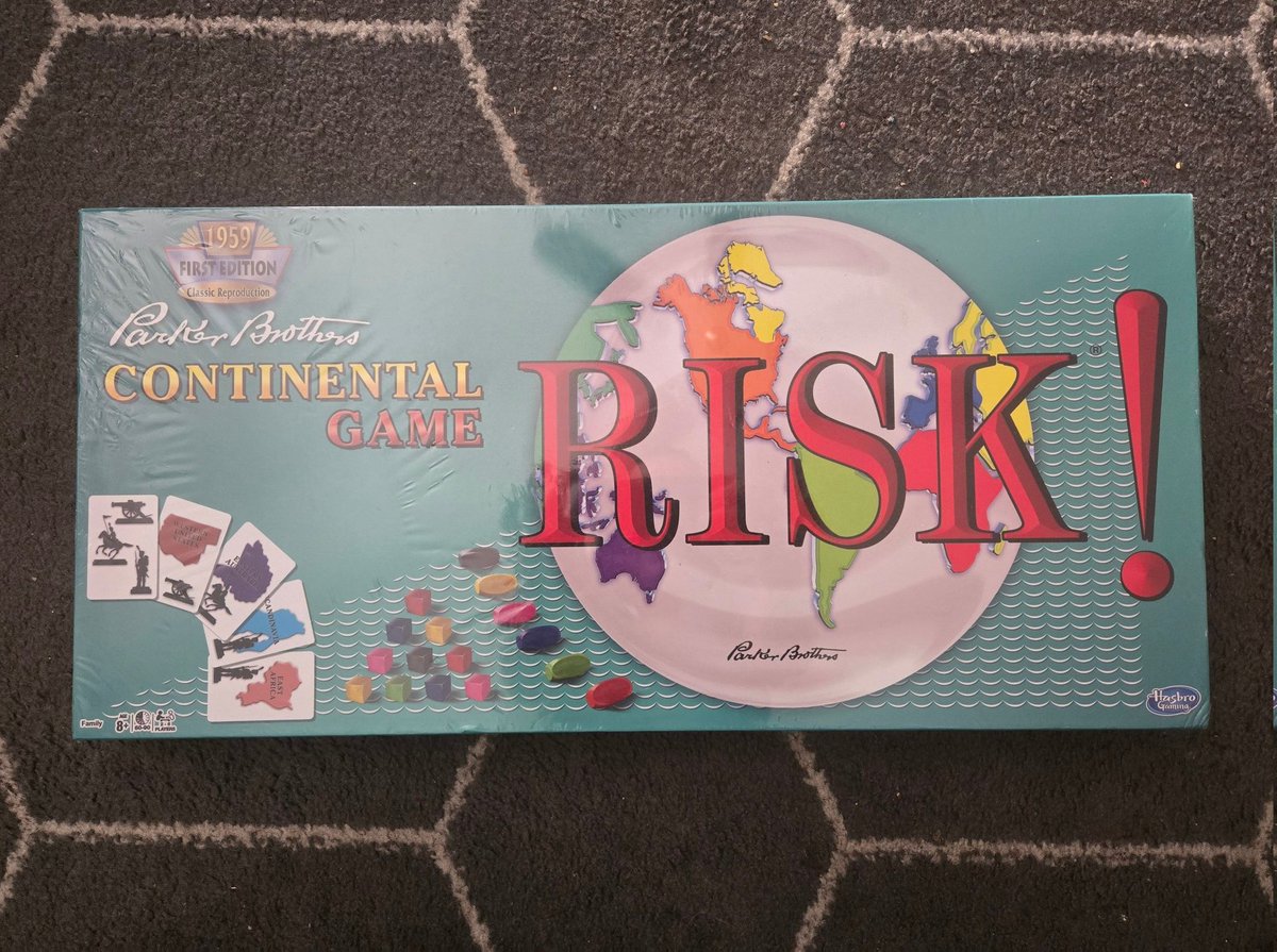 zees_pieces's tweet photo. Risk Parker Brothers Continental Game 1959 First Edition Classic Reproduction
https://t.co/CuURQrQhfA
#risk #parkerbrothers #boardgames #boardgameaddict #ebay https://t.co/TFAEyl5tvB