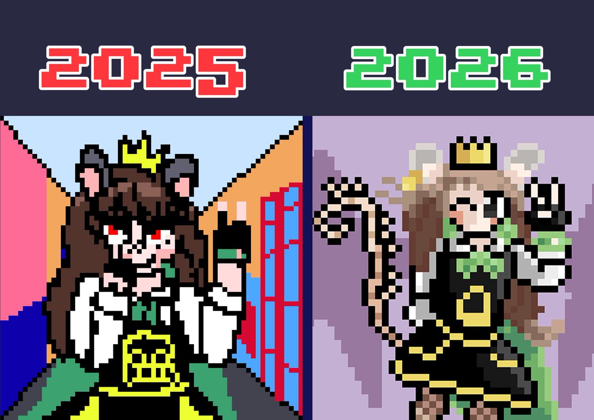 Jonrrix's tweet photo. Un intento de Remake a uno de los primeros pixel arts que hice, fue de la Cuki Kuin XD, ojala si haber mejorado, intente hacer la postura mas dinamica
#pixelart #art #Cukistream https://t.co/0dwYnGpQUu