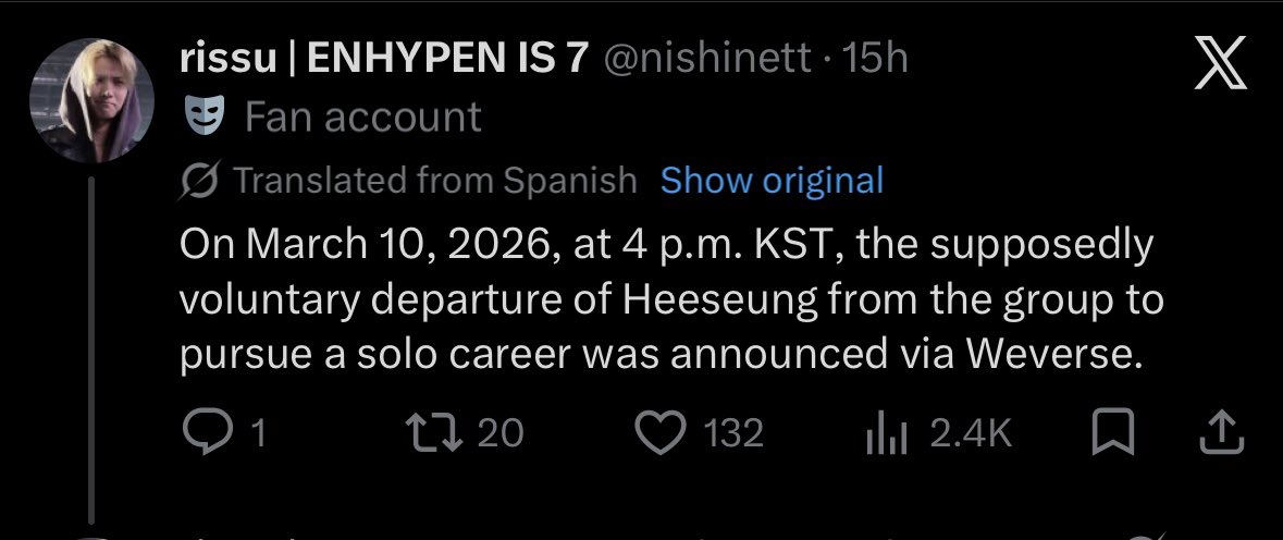 BRINGBACKHEESEUNG-ENOT7 tweet media