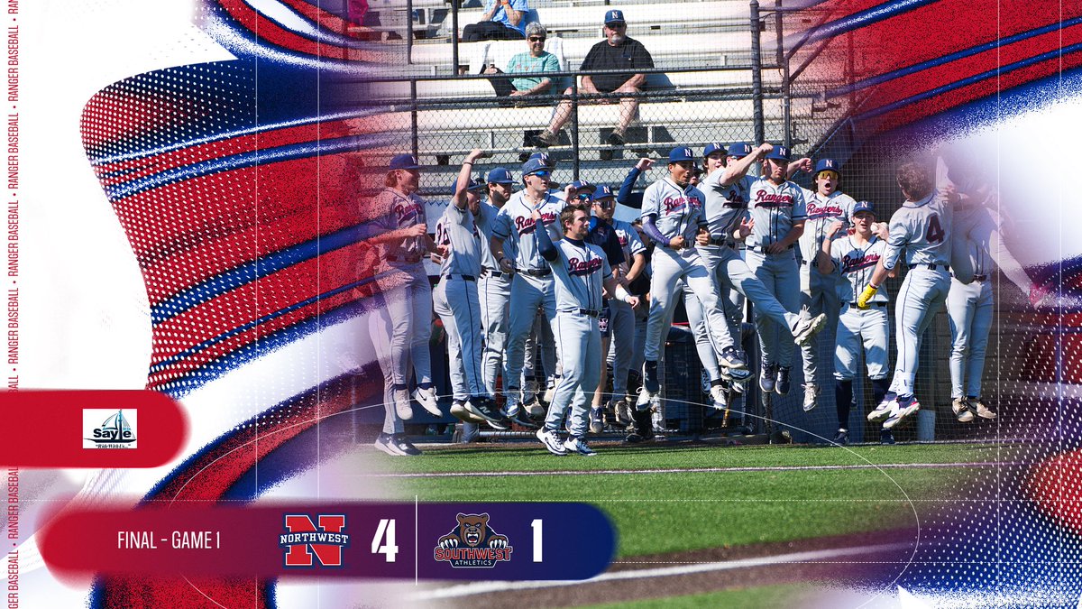 NWCC_Rangers's tweet image. 🤠&amp;gt;🐻

The Rangers grab the first game of the series!🔥

#ALLN | @NWCCBaseball
