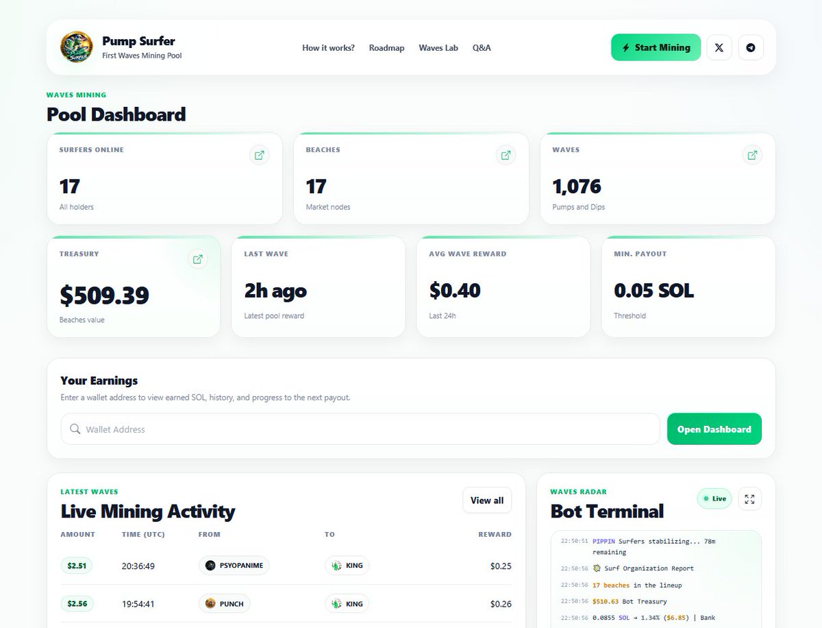 Pump Surfer tweet media