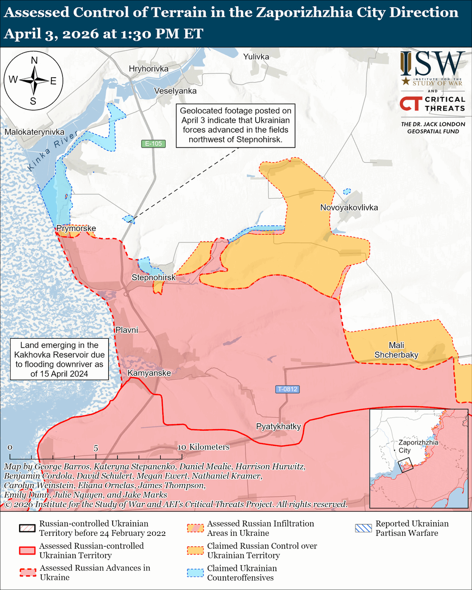 Institute for the Study of War tweet media