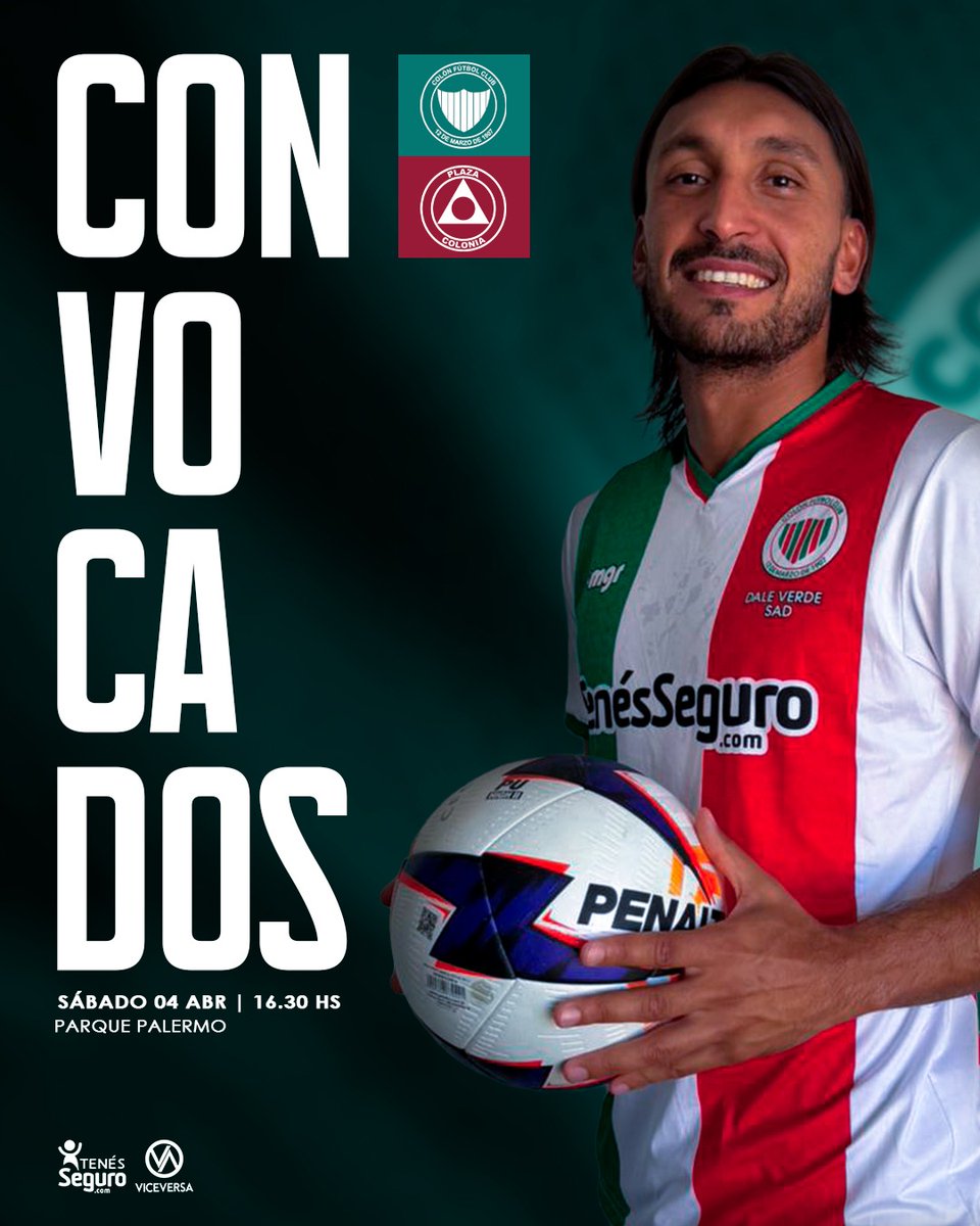 ColonFC_SAD's tweet photo. LA LISTA 📄⚽

Estos son los convocados para enfrentar a Plaza Colonia

🟢⚪🔴

#daleverde #colónfútbolclub #futbol #auf #segundadivisión https://t.co/zQbUE5lCbt