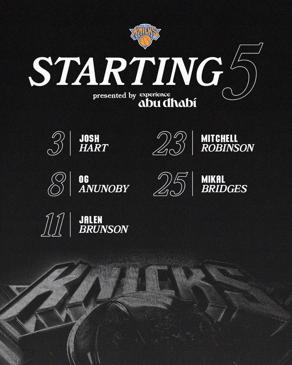 NEW YORK KNICKS tweet media