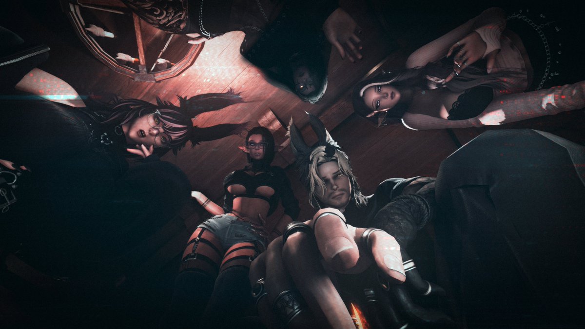 Looks like someone drops the camera.
feat. <a href="/feyflowerful/">Fey</a> <a href="/KalinaKaze/">Kalina</a> 

#FFXIV  • #GPOSERS  • #VirtualPhotography