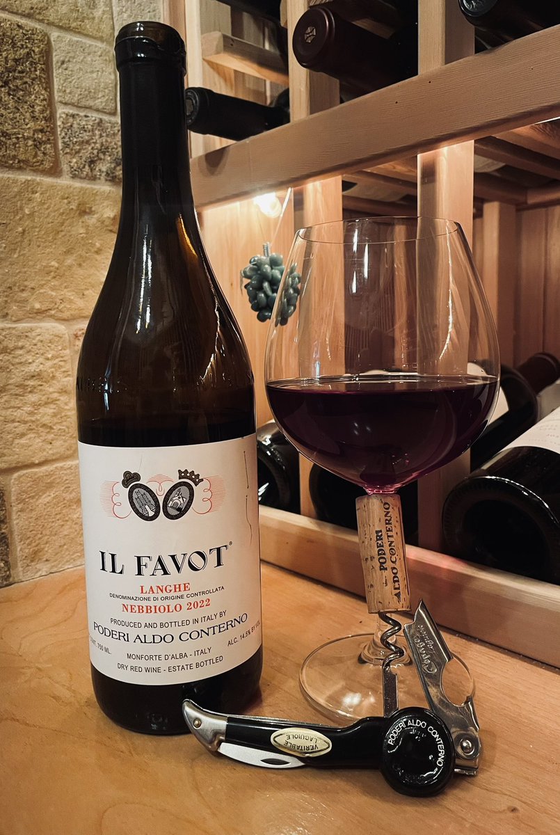 BartlettBacchus's tweet image. Checking in again on yet another Barolo in advance of our upcoming visit to this estate. This time it’s Aldo Conterno IL Favot. A very enjoyable baby Barolo. #Piemonte #Wine