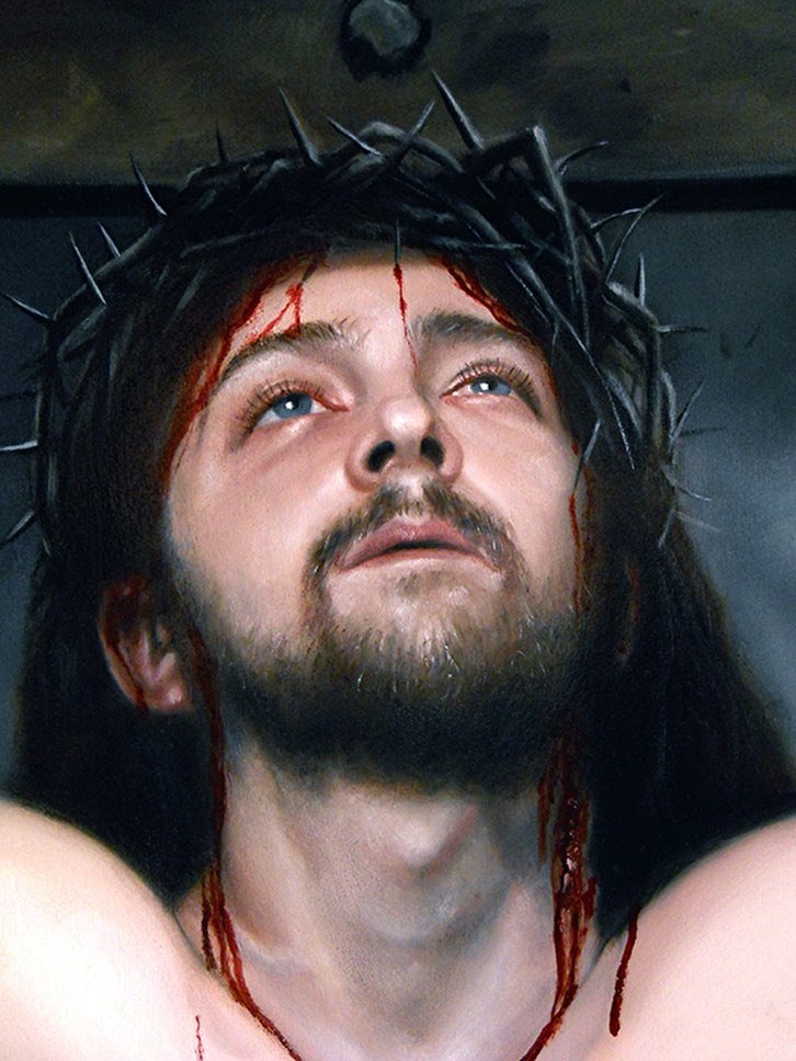 ericarmusik's tweet image. A blessed Good Friday to all.  

“The Crucifixion” oil on panel 48 x 96” 2015. Permanent collection of St. Sebastian Parish, Akron, Ohio

#catholic #jesus