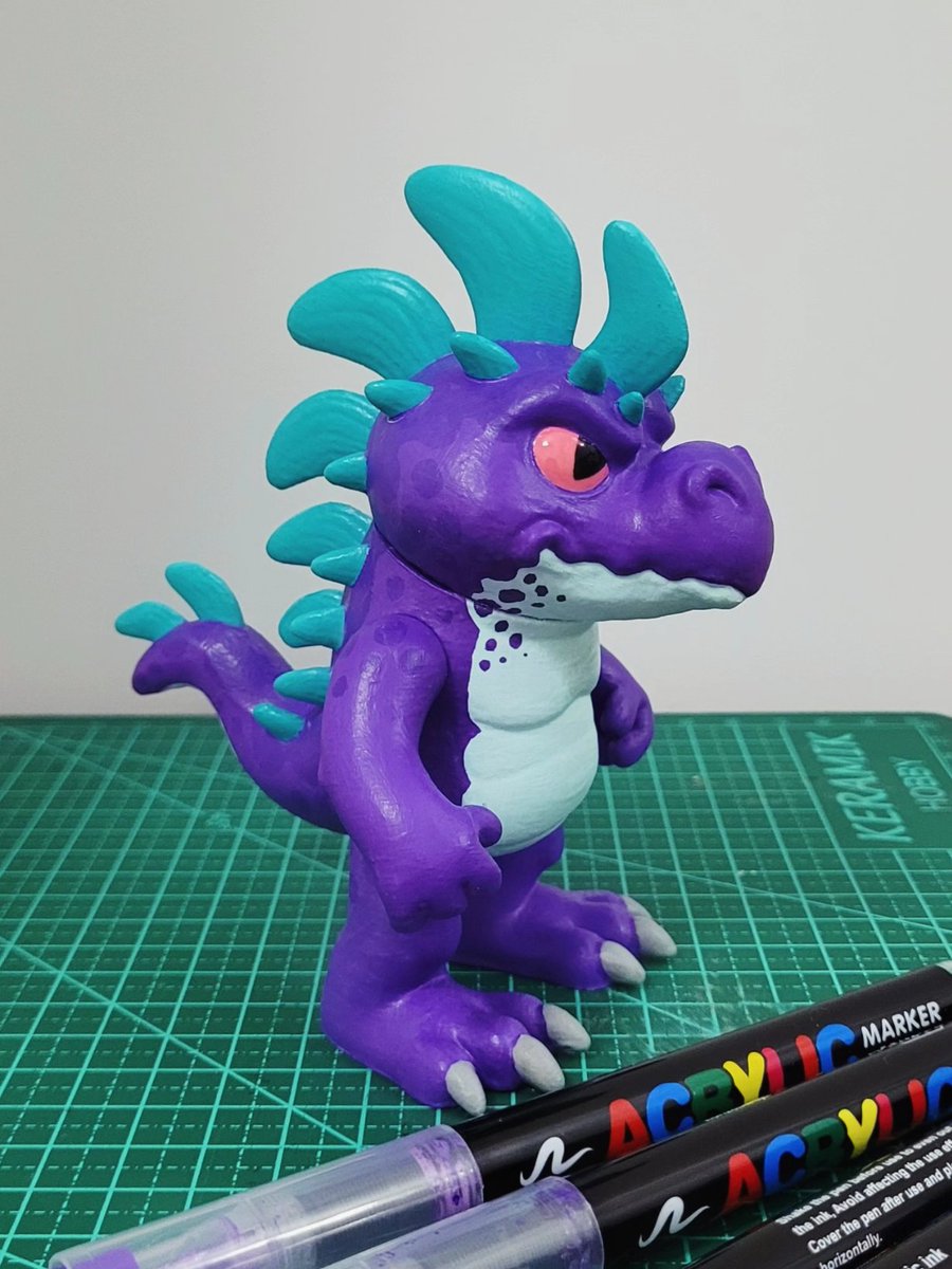 Arrogantosaurus's tweet image. #3dprinting #originalarttoy #toyart #kaiju #originalcharacter #arttoy #designertoy