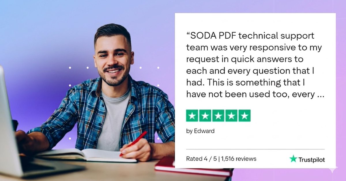 SodaPDF's tweet image. Great tools matter. Great support makes the difference.

Users love Soda PDF not just for its features, but for fast, responsive help when it counts.

Tried it? Share your experience 👇

#sodapdf #customersupport #pdftools #userfeedback