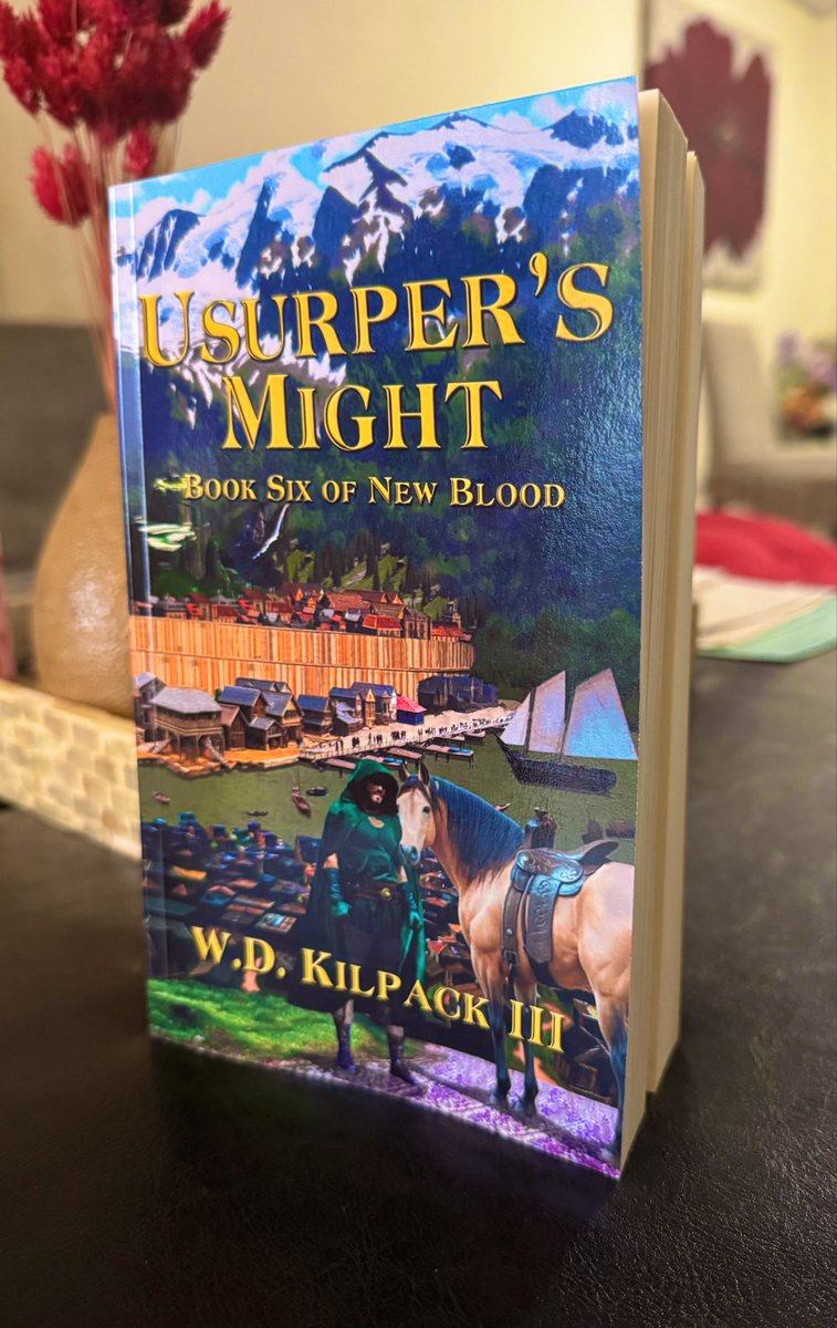 UziZunnoor's tweet photo. Usurper’s Might, book 6 of the New Blood Saga by @WDKilpack is here!
Safe to say, it’ll be jumping to the top of the TBR queue. #epicfantasy #favouriteseries https://t.co/8wXWyzVxJD
