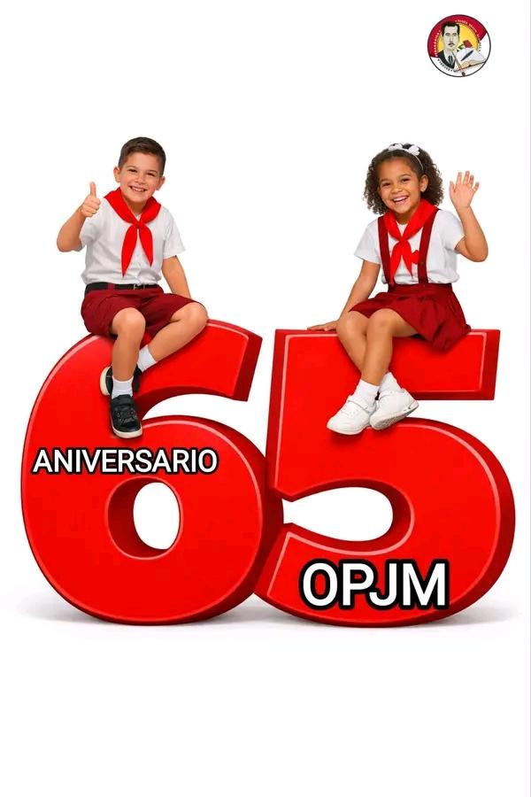 BanesDGE's tweet photo. 65 Aniversario de la OPJM. Felicidades Pioneros 💐🎉 https://t.co/hvY4QyTxVG