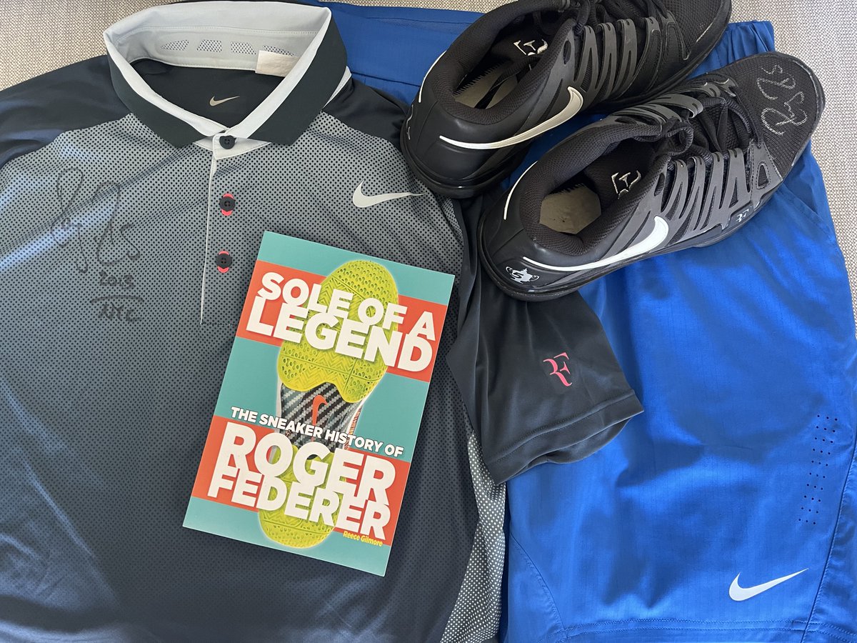 Roger Federer books tweet media