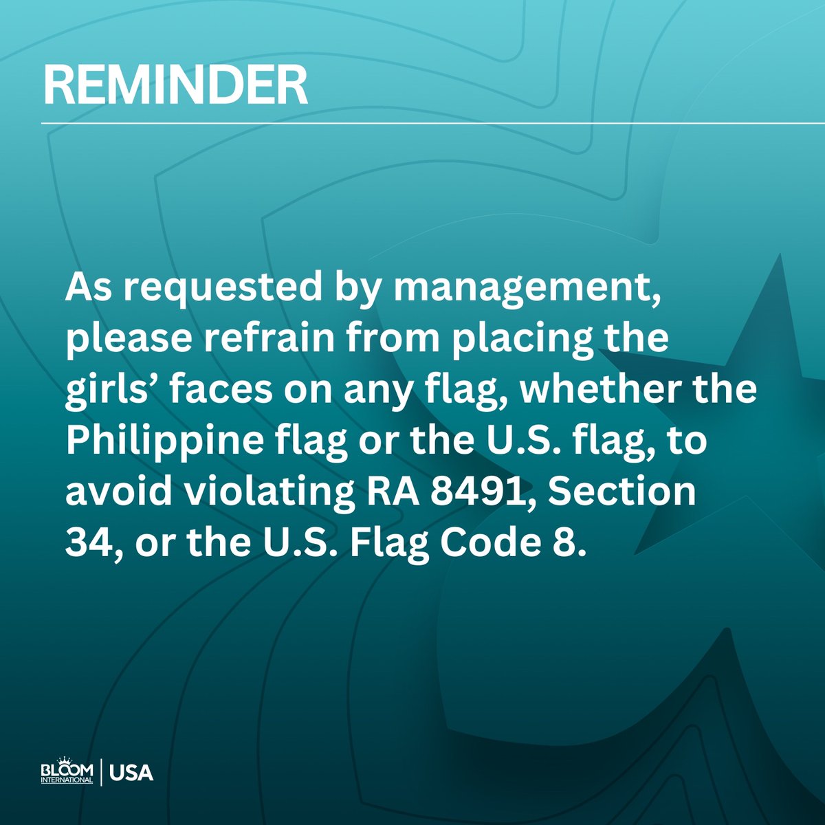 TEAM BLOOM USA tweet media