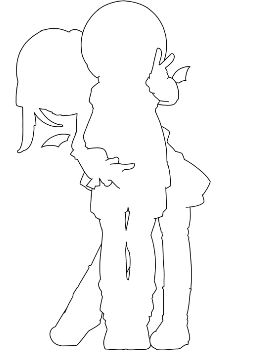 いや待て、このエッチなsilhouetteは...? 