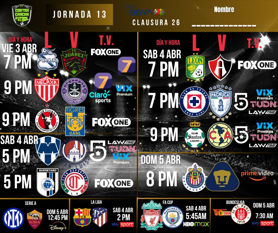 contra cancha fútbol tweet media