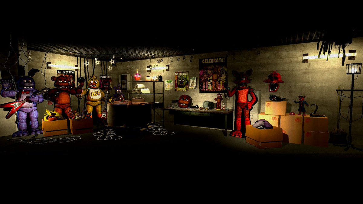 first time making scenery #fnaf #gmod #garrysmod #render #gmodrender #fivenightsatfreddys #freddyfazbear #fanart