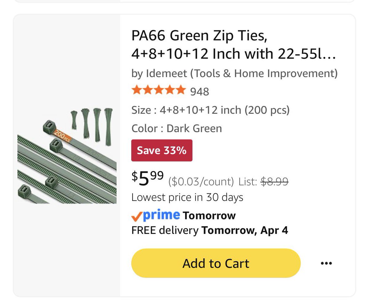 brownandbella's tweet photo. Similarly, we need our tomatoes to stay upright! Many tomato varieties are also technically vining plants, so we need to keep them standing with bamboo sticks + zip ties. That’s a strong yet very economical combo to get it done! 💪🏾

Save the tomatoes! 🍅 https://t.co/eIM5zRR1XP https://t.co/3hjMMNZY4n
