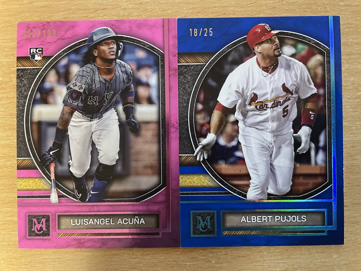 DreamingGinger5's tweet photo. MLB 2025 TOPPS MUSEUM COLLECTION BASEBALL HOBBY

Topps Japan公式 ヤフー店で購入
お金ないのに買ってしまった…

当たり枠は

JUNIOR CAMINERO レリック 75/75
MAGGLIO ORDONEZ オートレリック 25/25
KUMAR ROCKER 直書きオート 10/199 https://t.co/JmJBKXcyMb