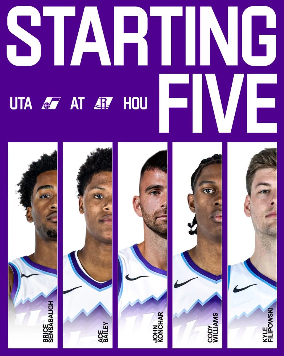 let's get this road trip started 🕺
#StartingLineup