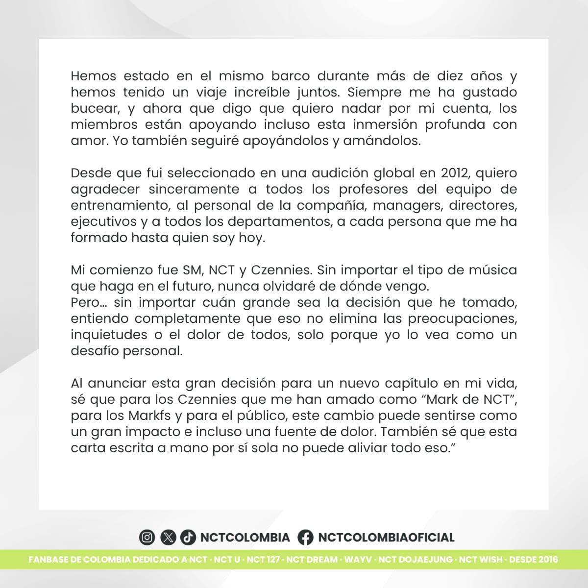 NCT Colombia|🇨🇴 Proyectos tweet media