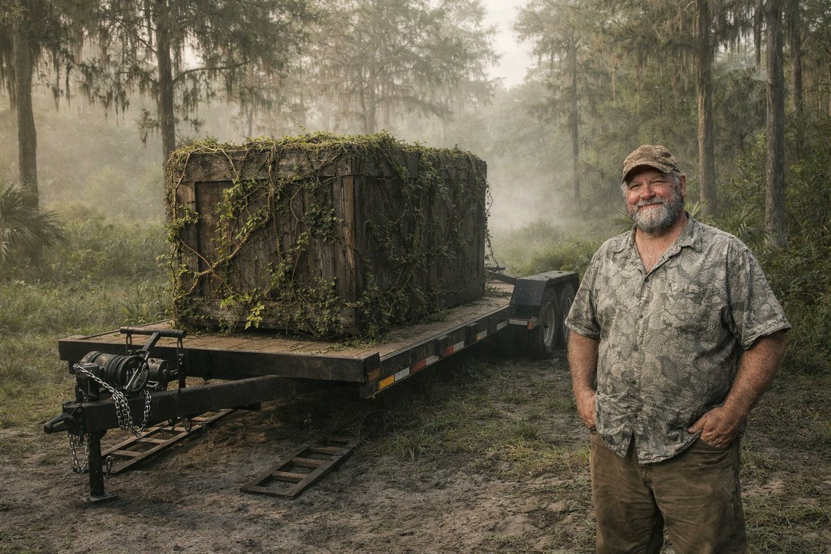 GrabATrailer's tweet image. Ocala X-Files: Case #402 - The Swamp Thing's Ride. Cletus found something in the Green Swamp that wasn't a gator. He used the Car Hauler and winch to move the "unidentifiable" securely.

#TrailerRental #CarHauler #OcalaFL #TrailerRentalsNearMe #SupportSmallBusiness