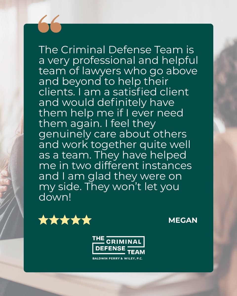 crim_def_team's tweet image. Choosing a criminal defense attorney often starts with understanding how past clients describe their experience. Reviews can offer insight into communication, preparation, and courtroom advocacy: criminaldefenseteam.com/reviews/ #CriminalDefense