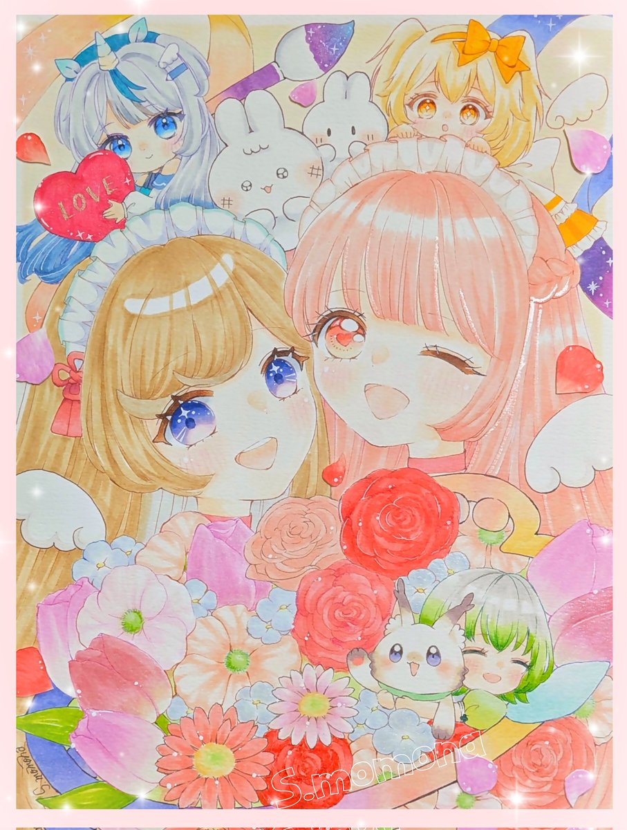 鈴ももな/コピック・水彩 tweet media