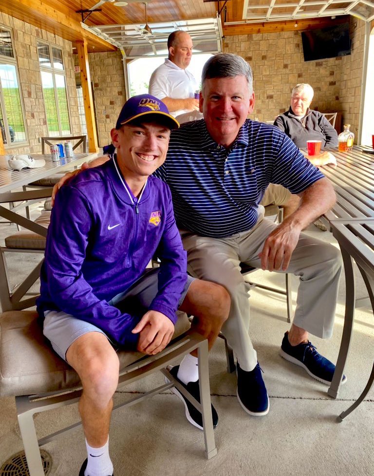 raycoletv's tweet image. It’s been awesome to see @jpollard_3 progress on the @UNImbb staff from student manager to video coordinator. Word has it that he’ll step up to an assistant coach role on new head coach Kyle Green’s staff. #Winner