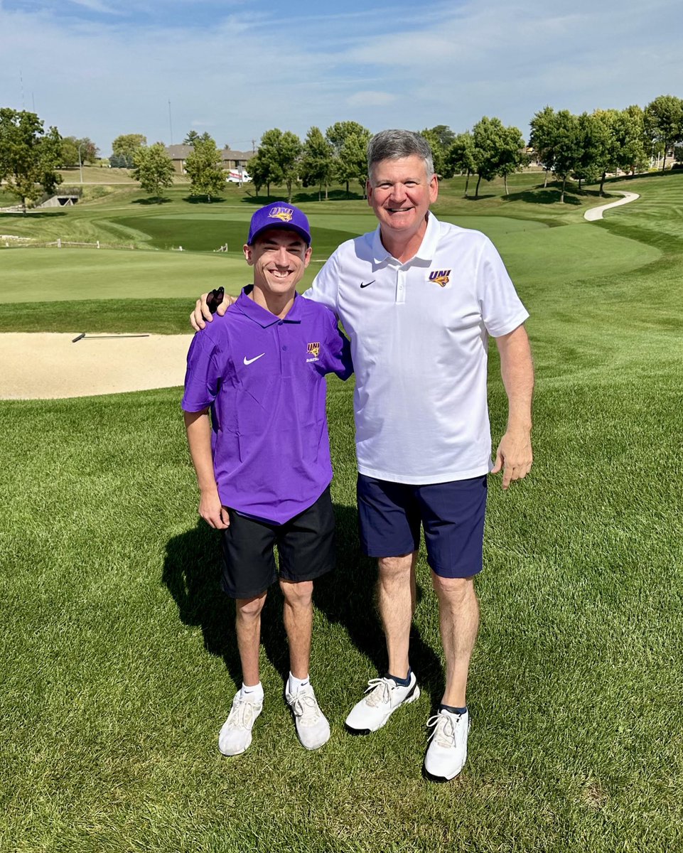 raycoletv's tweet image. It’s been awesome to see @jpollard_3 progress on the @UNImbb staff from student manager to video coordinator. Word has it that he’ll step up to an assistant coach role on new head coach Kyle Green’s staff. #Winner