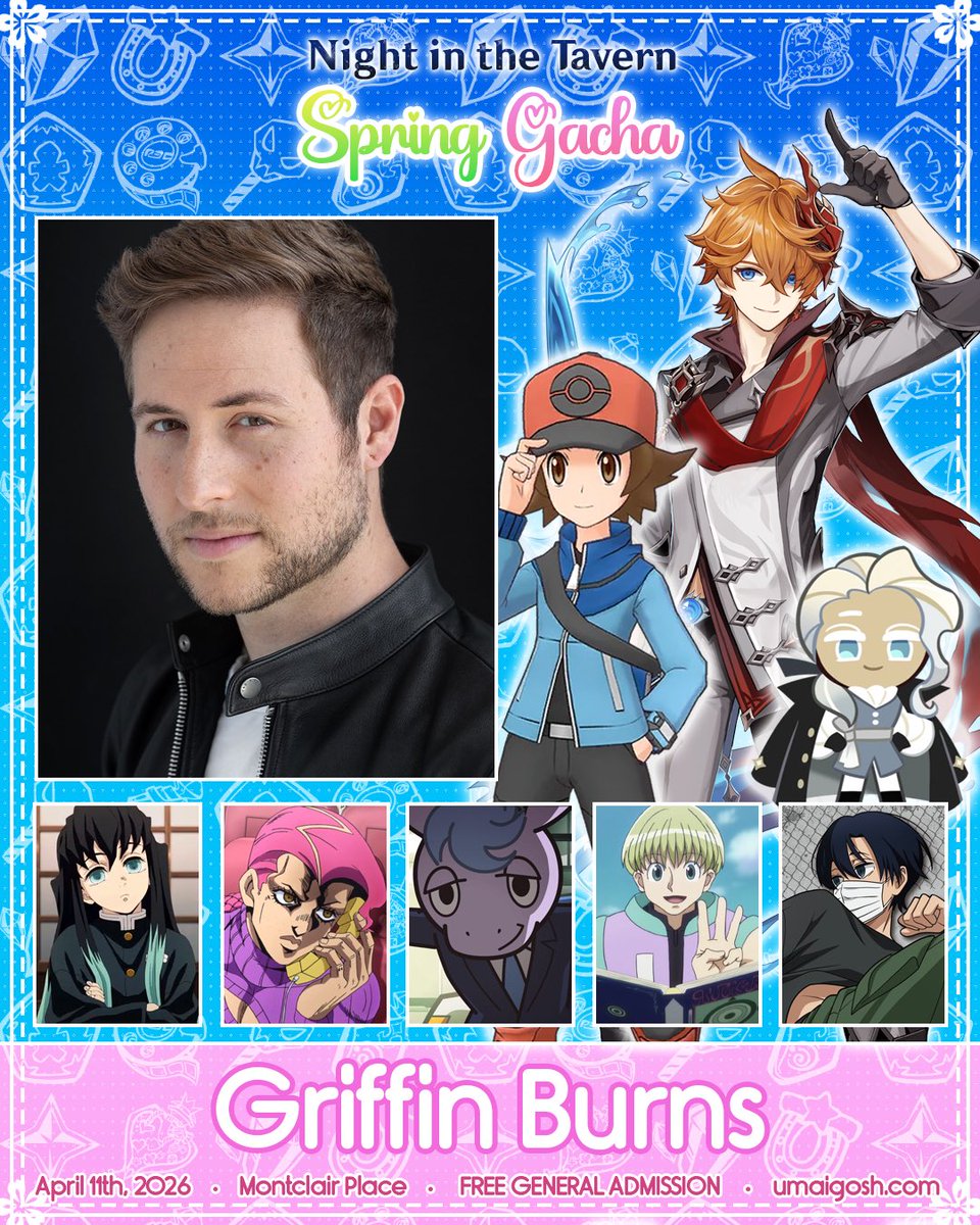 pop_umai's tweet photo. 🌼 GUEST ANNOUNCEMENT 🌼

We’re so excited to announce that @TheGriffinBurns will now be joining us! 🥳

Don’t miss your chance to meet him!

Register for your free tickets 🔽
https://t.co/oFnrCqXYiE https://t.co/I6tepzaMSy