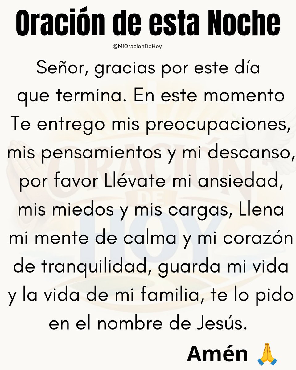 Oración del Día 🙏 tweet media