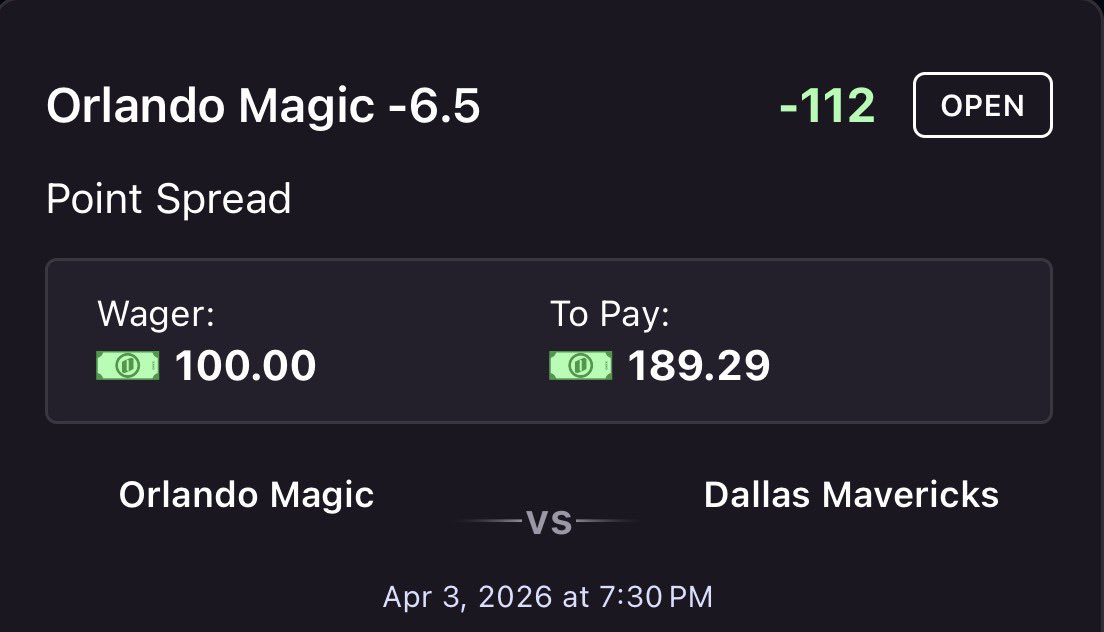 TheParanorm's tweet photo. NBA PICK OF THE DAY 🏀

Magic -6.5 -112 🔒

Who’s riding with me?

#GamblingX #MLB https://t.co/iRqQhulHs2