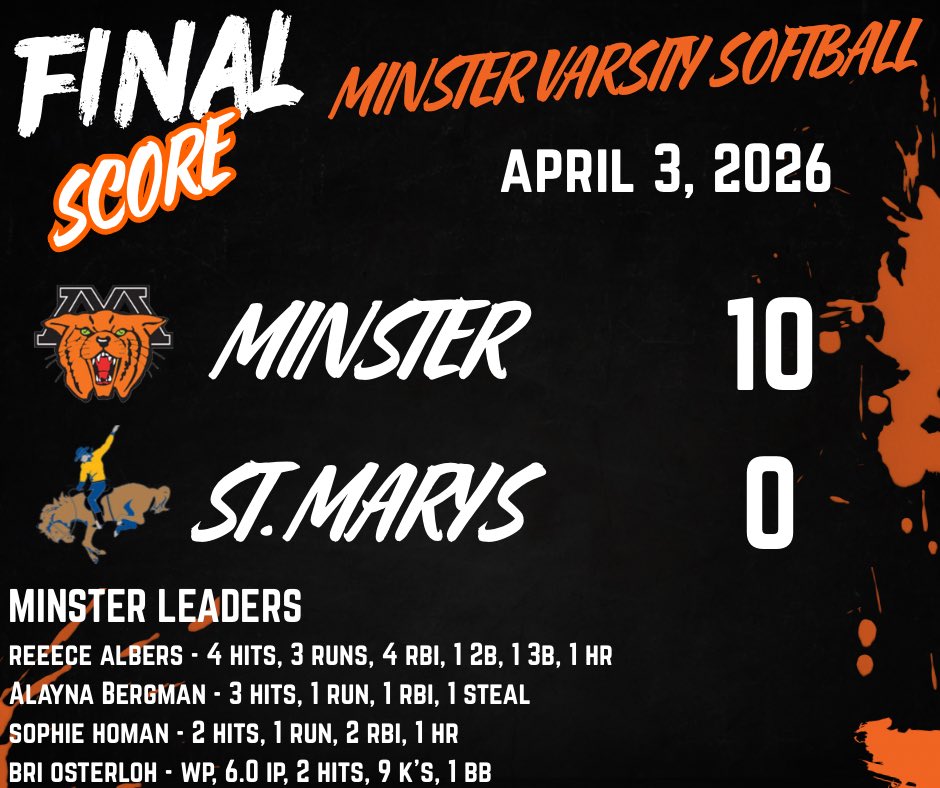 Minster Athletics tweet media