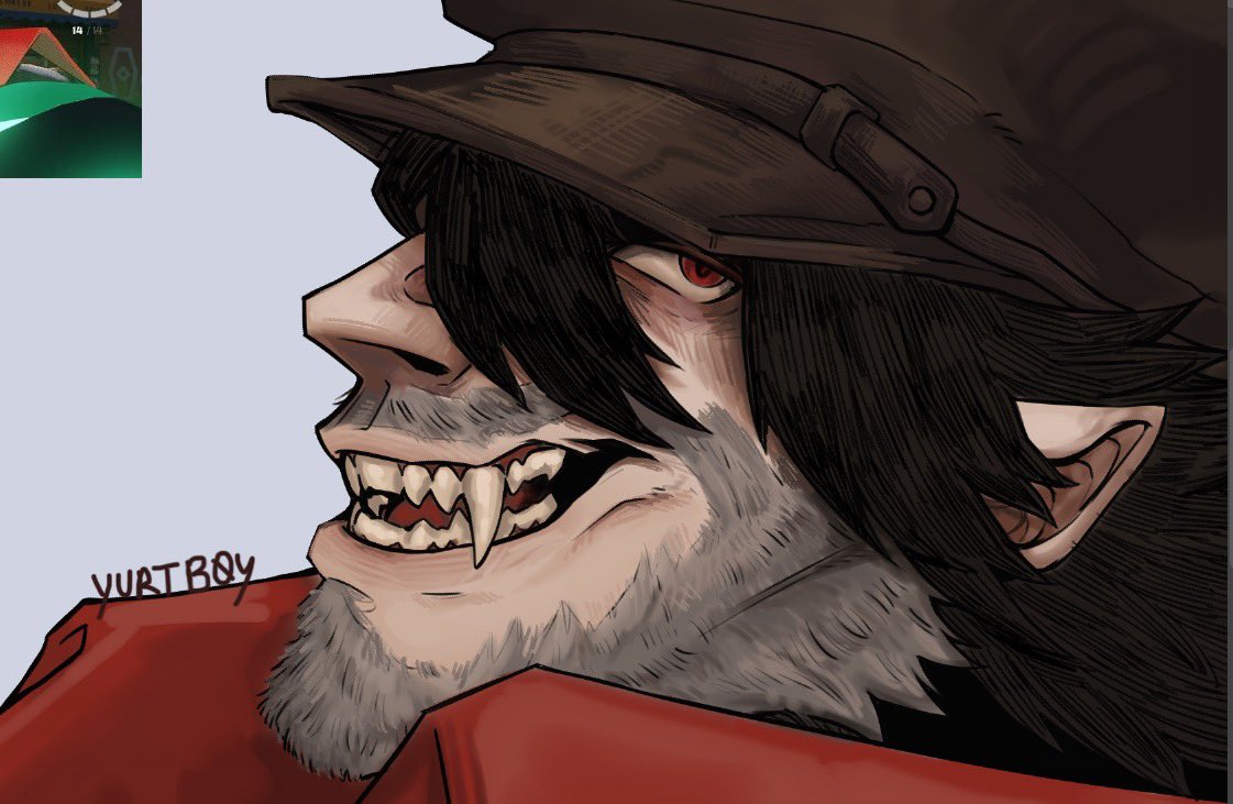 (WIP) returning to my crosshatching roots rn