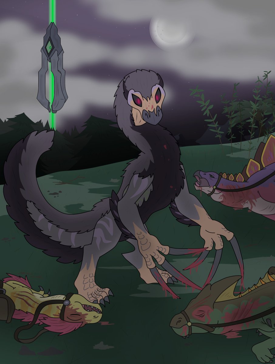 Serixis's tweet photo. The Ferocity of the Therizinosaur https://t.co/boZd7GYerS