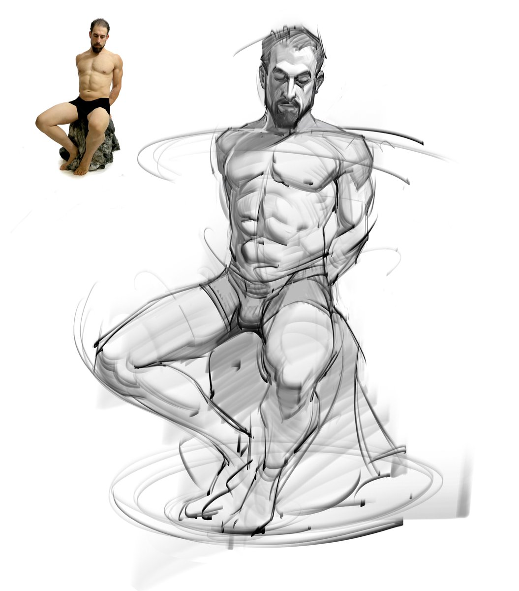 saqomolo's tweet image. Old figure drawing! #figuredrawing #gesturedrawing #anatomy #humananatomy #maletorso #muscular #core #chest #arms #legs #gottogetbetter #drawing #sketches #doodles #shading #lineart
