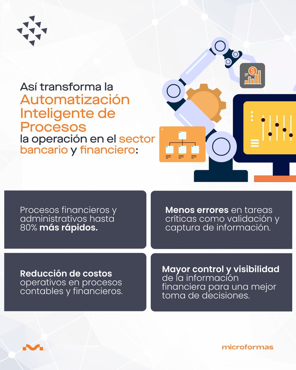 MicroformasMx's tweet photo. Con la automatización inteligente de procesos de Microformas logra:
✔️ Captura de datos sin errores
✔️ Conciliaciones automatizadas
✔️ Validación de facturas en segundos
✔️ Generación de reportes en tiempo real

Descubre más: https://t.co/1qHZPNUVYX 
#automatizacion #soluciones https://t.co/8r6mytuh6Y