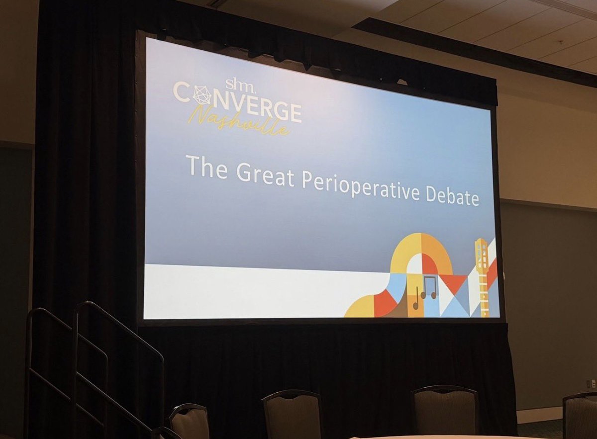 MayoGIMFL's tweet photo. Great participation by one of our own, Dr. @jmirizarrymd representing Mayo Clinic GIM Florida @MayoGIMFL at #SHMConverge2026 in Nashville during the Great Perioperative Debate.

Proud to see our team’s expertise and leadership highlighted on a national stage. 

@mayoclinic https://t.co/PEDadaKclE